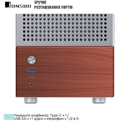 Корпус JONSBO T6 Silver Корпус JONSBO T6 Silver
