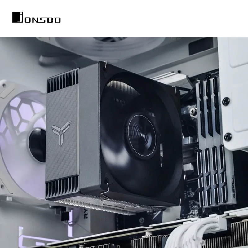 Процесорний кулер JONSBO CR-1000 MAX Black (120mm/4pin/1500RPM/32Dba/6 тепл. трубки)