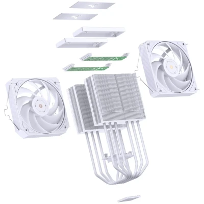 Процесорний кулер JONSBO HX6280 White (120mm/LGA1200/115X/1700/2011/AM4/AM5/4PIN PWM) Процесорний кулер JONSBO HX6280 White (120mm/LGA1200/115X/1700/2011/AM4/AM5/4PIN PWM)