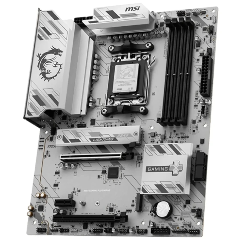 Материнська плата MSI B850 GAMING PLUS WIFI6E (sAM5, AMD B850, DDR5, ATX)