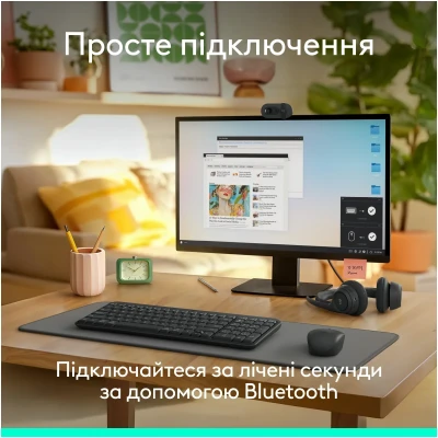 Клавіатура Logitech K250 Bluetooth/Wireless UA Graphite (920-013822) Клавіатура Logitech K250 Bluetooth/Wireless UA Graphite (920-013822)