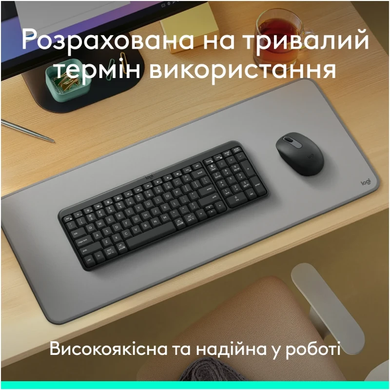 Клавіатура Logitech K250 Bluetooth/Wireless UA Graphite (920-013822)
