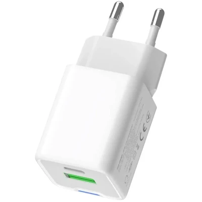 Мережевий ЗП Colorway GaN Mini 20W PD Port PPS USB (USB-C PD + USB QC4.0) cable USB-C (CW-CHS062PDC-WT)