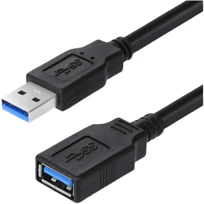 Кабель ColorWay подовжувач USB 3.0 AM / AF 1.8 м Black (CW-CBUF075-BK)
