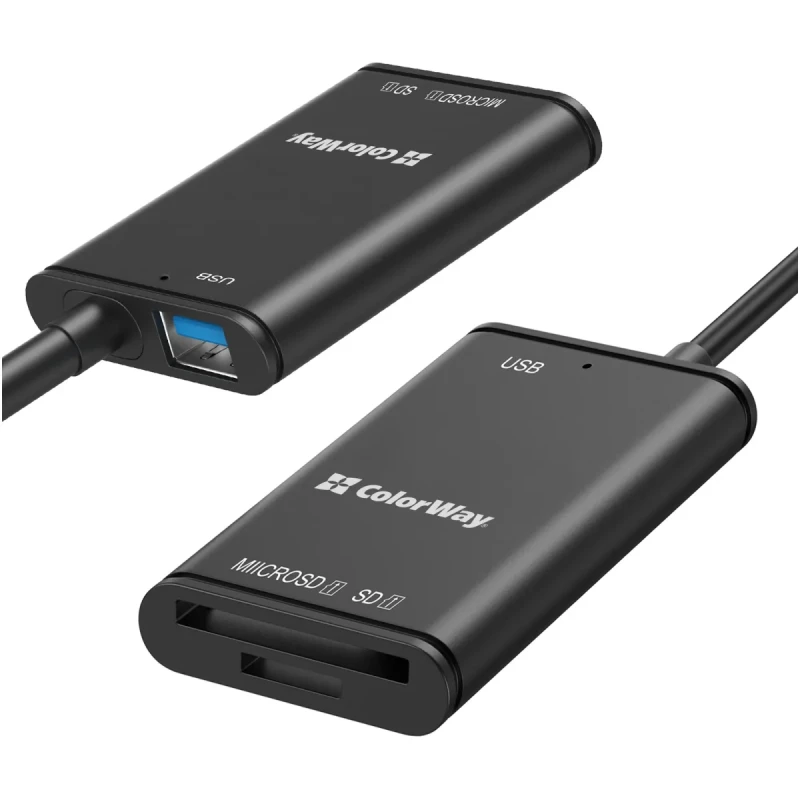Кардрідер ColorWay USB-C to USB 3.0/SD/MicroSD (CW-CR-02)