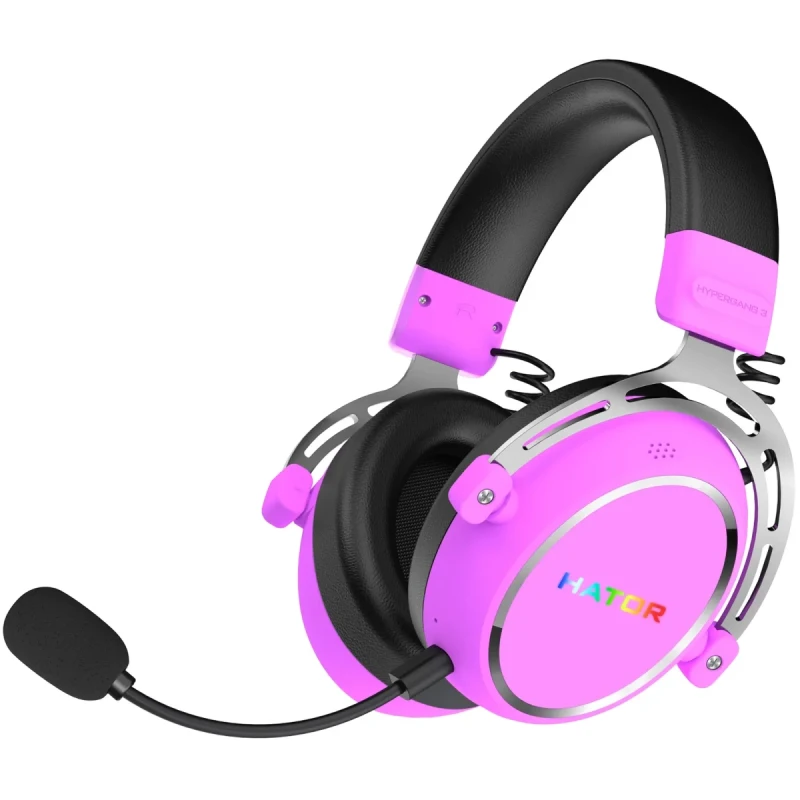 Навушники HATOR Hypergang 3 Hi-Res SyncHUB Wireless Cyber violet (ESH52)
