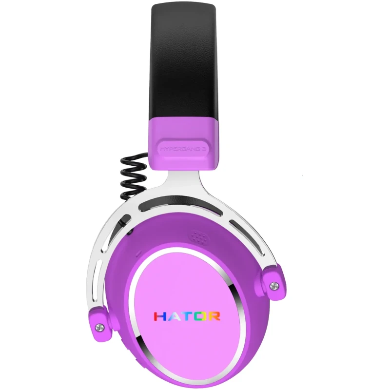 Навушники HATOR Hypergang 3 Hi-Res SyncHUB Wireless Cyber violet (ESH52)