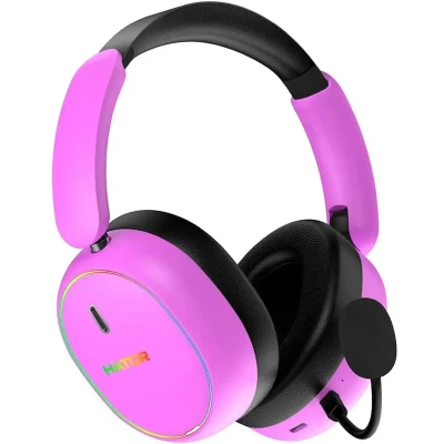 Навушники HATOR Phoenix 2 Hi-Res SyncHUB wireless Cyber violet (ESH42) Навушники HATOR Phoenix 2 Hi-Res SyncHUB wireless Cyber violet (ESH42)