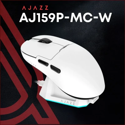 Мишка Ajazz AJ159P MC Wireless 3 Mod Charging Dock (AJ159P-MC-W) White Мишка Ajazz AJ159P MC Wireless 3 Mod Charging Dock (AJ159P-MC-W) White