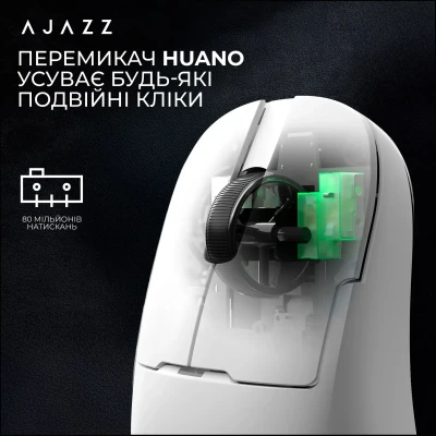 Мишка Ajazz AJ159P MC Wireless 3 Mod Charging Dock (AJ159P-MC-W) White Мишка Ajazz AJ159P MC Wireless 3 Mod Charging Dock (AJ159P-MC-W) White