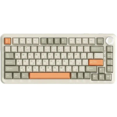 Клавіатура Ajazz AK820MAX RGB Flying Fish Switch Wireless (AK820MAX-FF-R) Beige