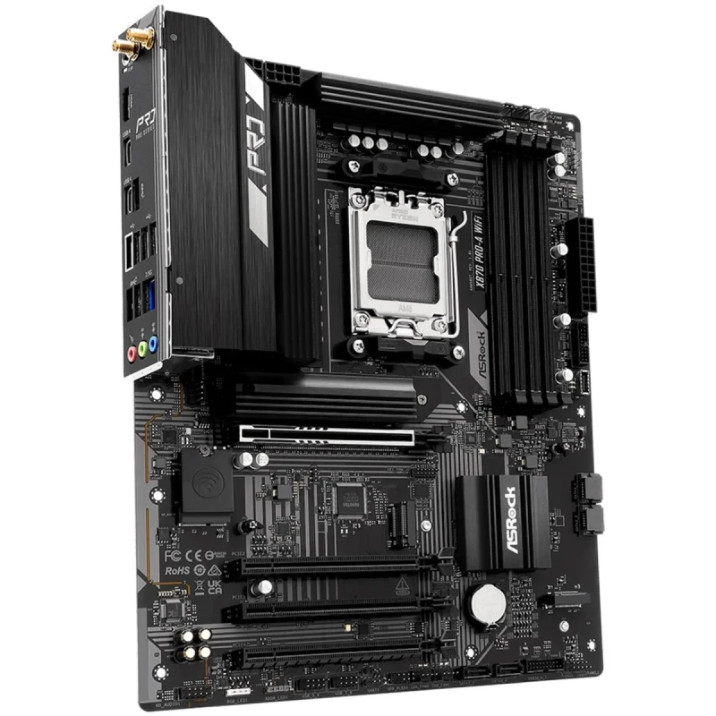 Материнська плата ASRock X870 PRO-A WIFI (sAM5, AMD X870, DDR5, ATX)