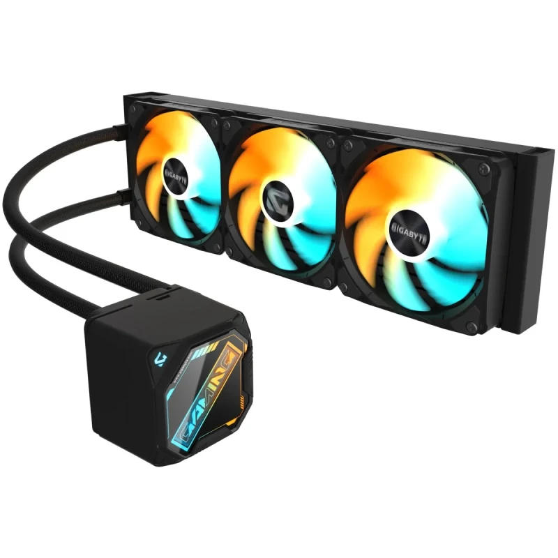 Система рідинного охолодження GIGABYTE GME 360 (360mm, 3x120mm ARGB, Mesh Design)