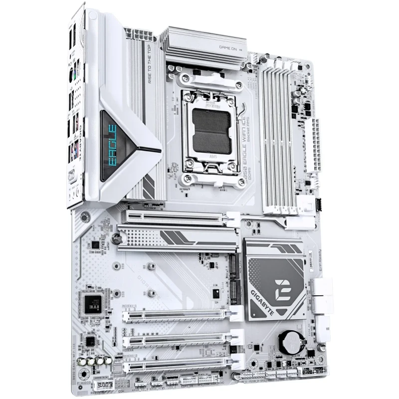 Материнська плата GIGABYTE B850 EAGLE WIFI7 ICE (sAM5, AMD B850, DDR5, ATX)