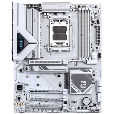 Материнська плата GIGABYTE B850 EAGLE WIFI7 ICE (sAM5, AMD B850, DDR5, ATX)