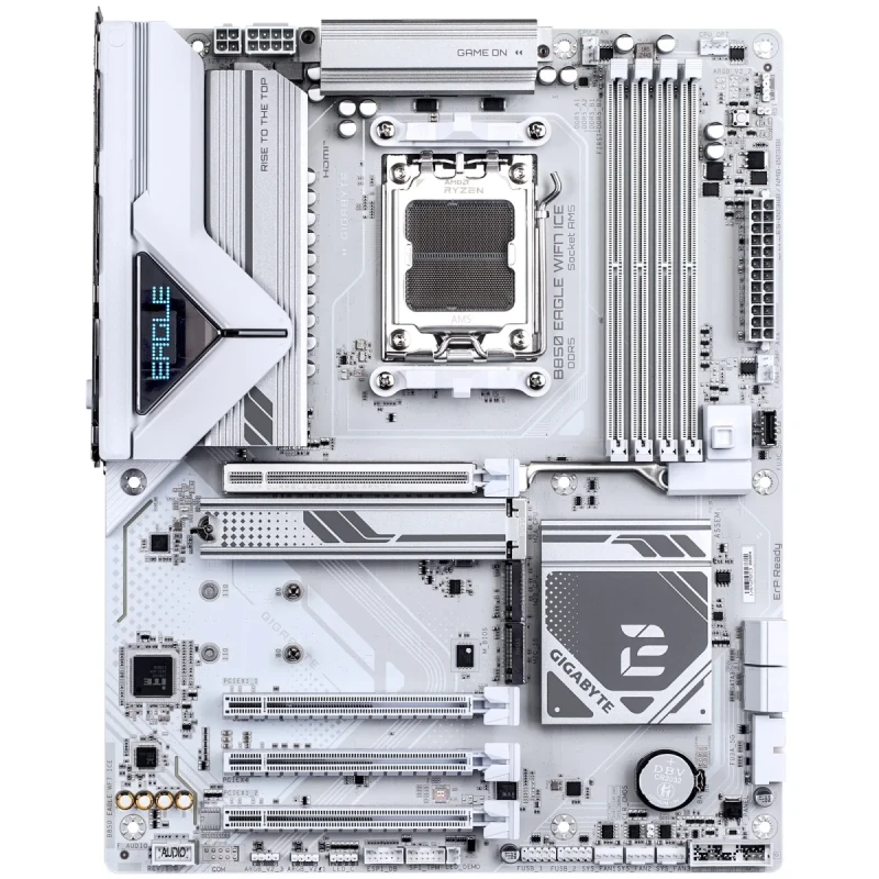Материнська плата GIGABYTE B850 EAGLE WIFI7 ICE (sAM5, AMD B850, DDR5, ATX)