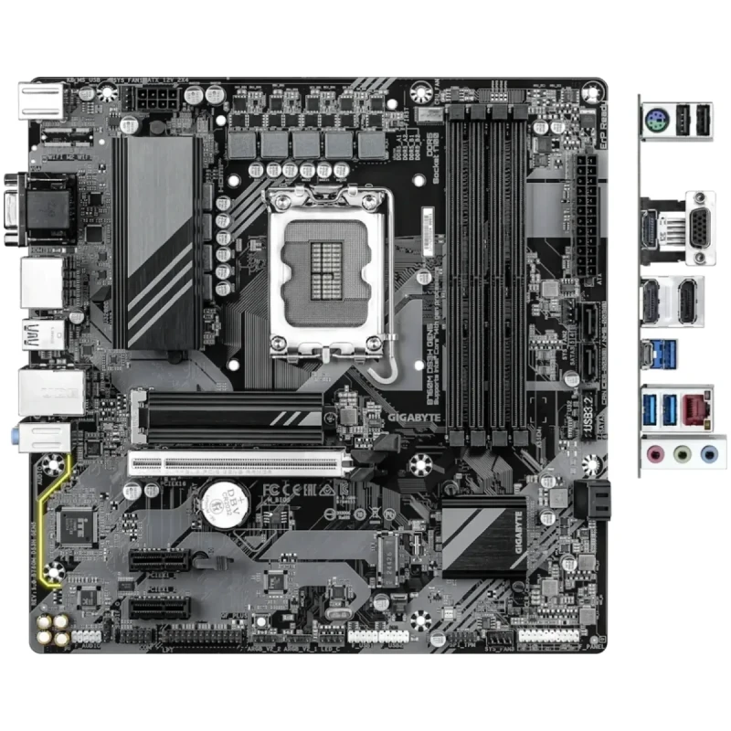 Материнська плата GIGABYTE B760M DS3H GEN5 (s1700, Intel B760, DDR5, mATX)