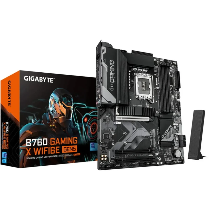 Материнська плата GIGABYTE B760 GAMING X WIFI6E GEN5 (s1700, Intel B760, DDR5, ATX)