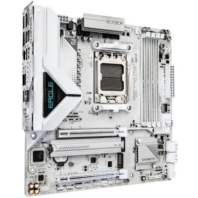 Материнська плата GIGABYTE B850M EAGLE WIFI6E ICE (sAM5, AMD B850, DDR5, mATX) Материнська плата GIGABYTE B850M EAGLE WIFI6E ICE (sAM5, AMD B850, DDR5, mATX)