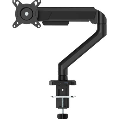 Кріплення для монітора (кронштейн) QUBE 4012GB.USB Black (4012GB.USB) up to 40" Gas Spring 12kg, USB 3.0, VESA 75x75,100x100 Кріплення для монітора (кронштейн) QUBE 4012GB.USB Black (4012GB.USB) up to 40" Gas Spring 12kg, USB 3.0, VESA 75x75,100x100