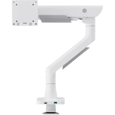 Кріплення для монітора (кронштейн) QUBE 5727GW.USB White (5727GW.USB) up to 57" Gas Spring 27kg, USB 3.0, VESA 75x75,100x100 Кріплення для монітора (кронштейн) QUBE 5727GW.USB White (5727GW.USB) up to 57" Gas Spring 27kg, USB 3.0, VESA 75x75,100x100