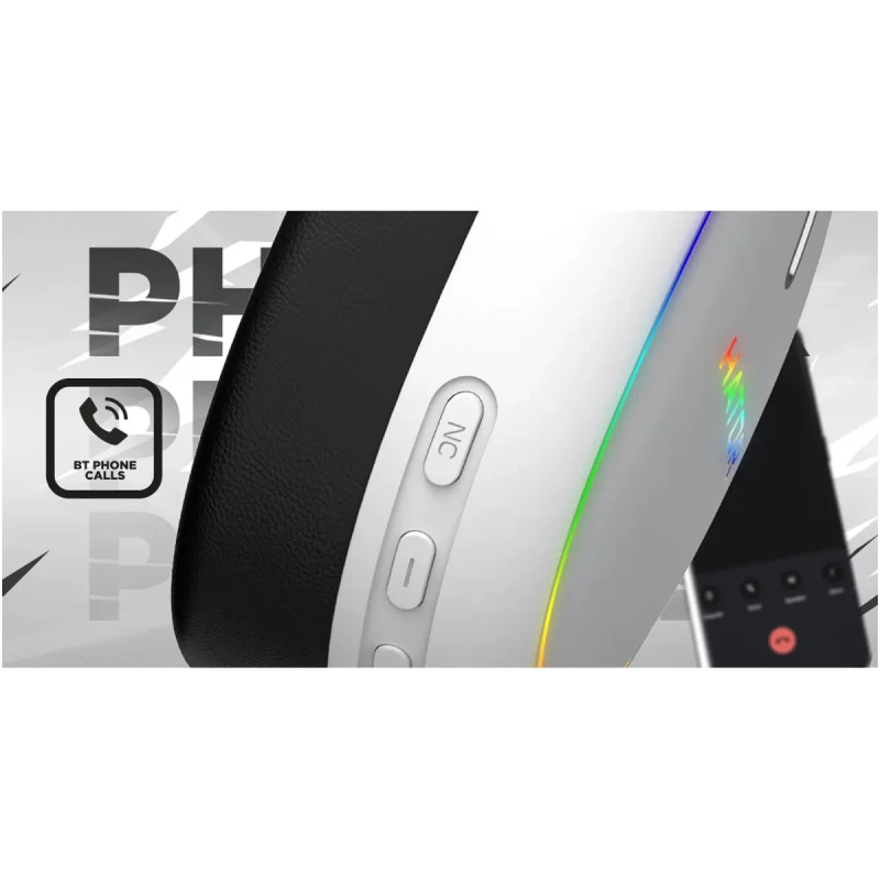 Навушники HATOR PHOENIX 2 Hi-Res SyncHUB wireless white (ESH41)