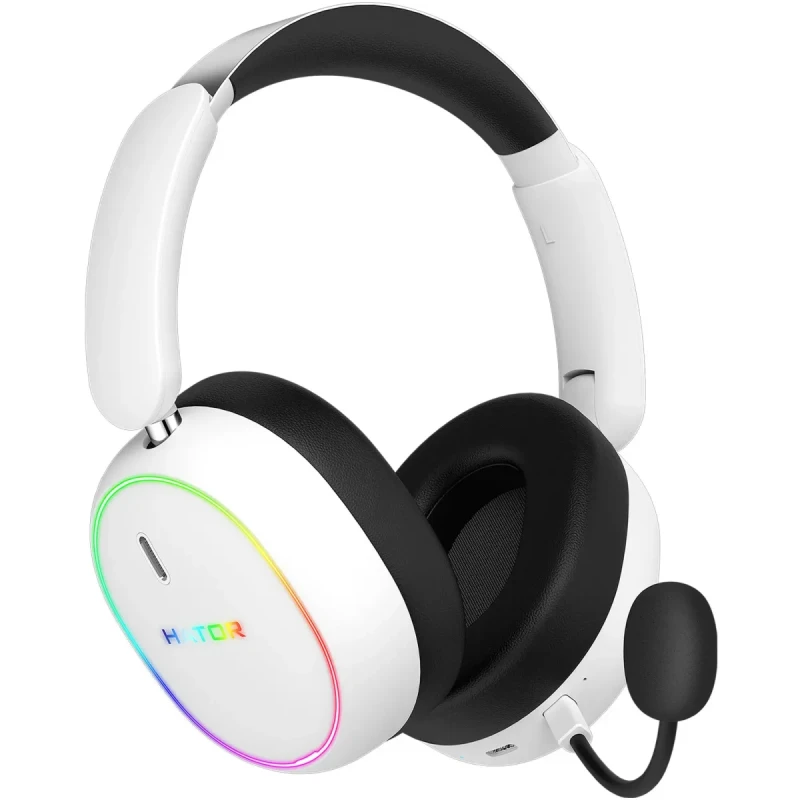 Навушники HATOR PHOENIX 2 Hi-Res SyncHUB wireless white (ESH41)