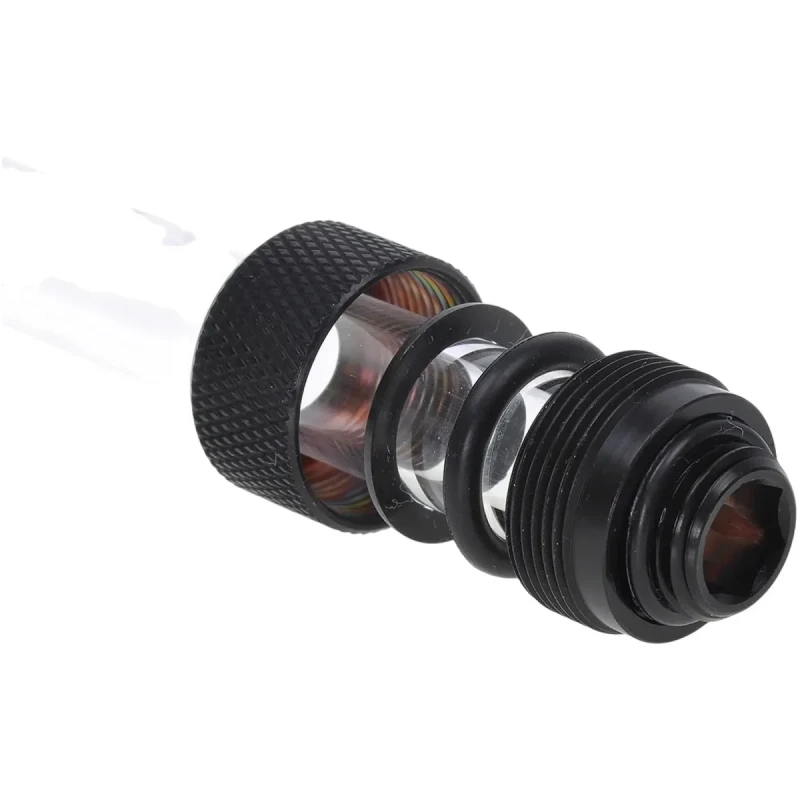 Фітинг Alphacool HT 13mm HardTube compression fitting G1/4 - knurled - deep black (17189)