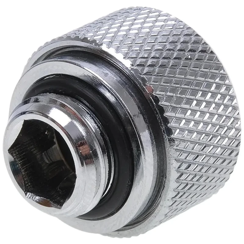 Фітинг Alphacool HT 13mm HardTube compression fitting G1/4 - knurled - chrome (17188)