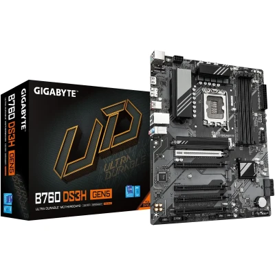 Материнська плата GIGABYTE B760 DS3H GEN5 (s1700, Intel B760, DDR5, ATX)