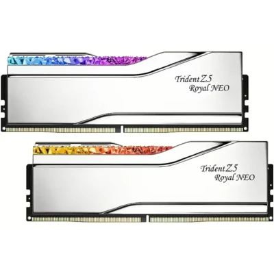 Модуль пам'яті G.Skill Trident Z5 Royal Neo DDR5-6000 64GB (2x32GB) CL26-36-36-96 1.45V AMD EXPO SILVER