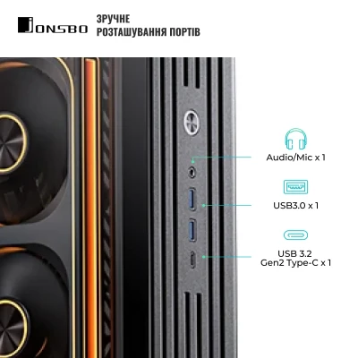 Корпус JONSBO TK-4 Black Корпус JONSBO TK-4 Black