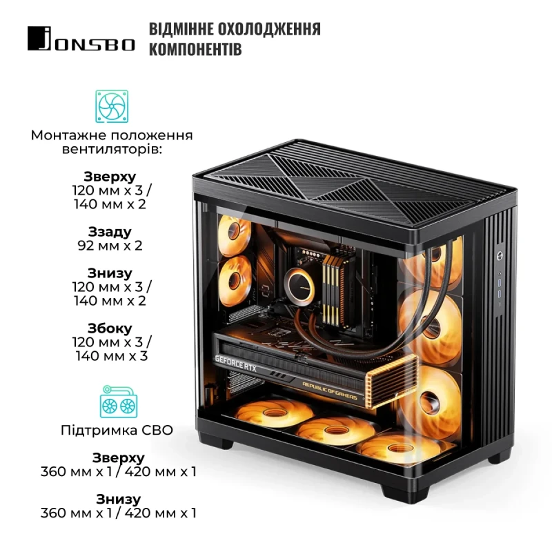 Корпус JONSBO TK-4 Black