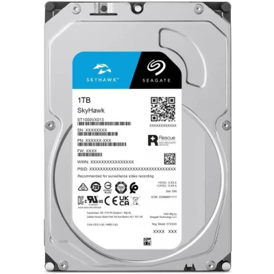Жорсткий диск Seagate SkyHawk HDD 1TB 5400rpm 256MB (ST1000VX013) 3.5 SATAIII Жорсткий диск Seagate SkyHawk HDD 1TB 5400rpm 256MB (ST1000VX013) 3.5 SATAIII