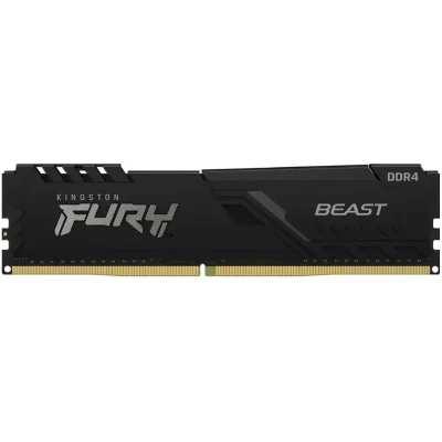 Модуль пам'яті Kingston FURY Beast Black DDR4-3200 8GB CL16-18-18 1.35V XMP (KF432C16BB/8WP) Модуль пам'яті Kingston FURY Beast Black DDR4-3200 8GB CL16-18-18 1.35V XMP (KF432C16BB/8WP)