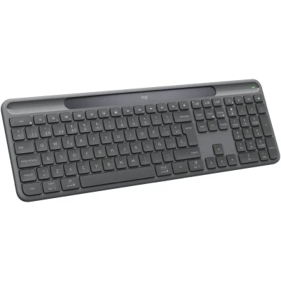 Клавіатура Logitech Slim Solar+ for Business Wireless/Bluetooth Graphite (920-013779) Клавіатура Logitech Slim Solar+ for Business Wireless/Bluetooth Graphite (920-013779)