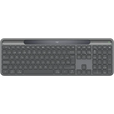 Клавіатура Logitech Slim Solar+ for Business Wireless/Bluetooth Graphite (920-013779)