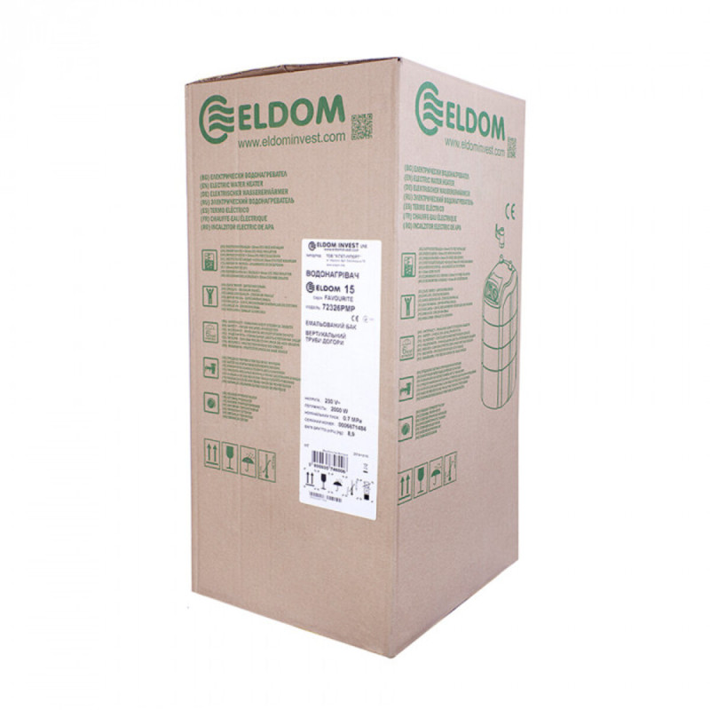 Водонагрівач Eldom Extra life 7 под мойкой,1.5 kw 72324PMP