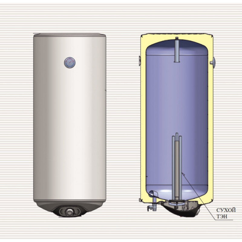 Водонагрівач Eldom Eureka 80 SLIM  2x1.0 kW  WV08039D