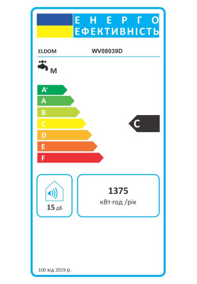 Водонагрівач Eldom Eureka 80 SLIM  2x1.0 kW  WV08039D