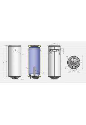 Водонагрівач Eldom Style 120  2,0 kW 72266W