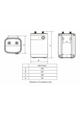 Водонагрівач MIDEA D06-15A(U)