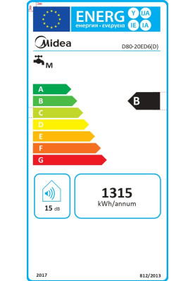 Водонагрівач MIDEA PRIME Wi-Fi  D80-20ED6 (D)