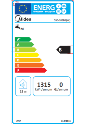 Водонагрівач MIDEA PRIME Wi-Fi  D50-20ED6 (W)