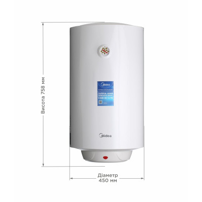Водонагрівач MIDEA D80-15F1(W) Водонагрівач MIDEA D80-15F1(W)