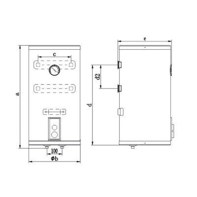 Водонагрівач OCEAN RZL80M-5 ETDT CLASSIC (сухий тен) 80л