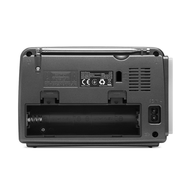 Портативний радіоприймач REAL-EL X-525 Grey (EL121800004)