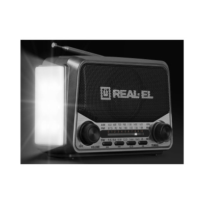 Портативний радіоприймач REAL-EL X-525 Grey (EL121800004) Портативний радіоприймач REAL-EL X-525 Grey (EL121800004)
