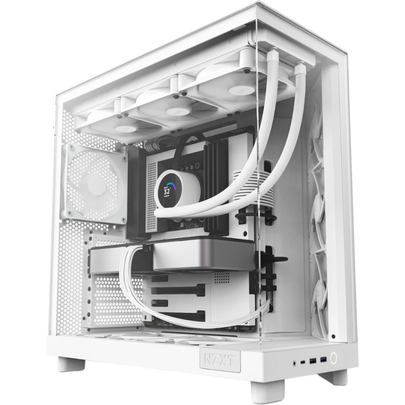 Корпус для ПК NZXT H6 Flow All white (CC-H61FW-01)