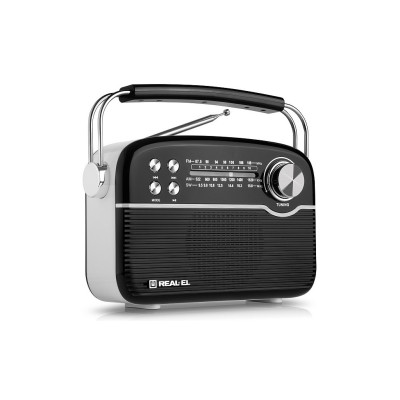 Портативний радіоприймач REAL-EL X-545 Black (EL121800005)